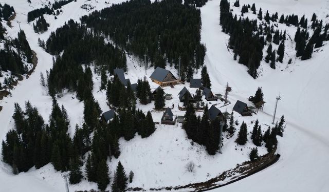 Ordu'daki Çambaşı Kayak Tesisleri yarıyıl tatilini dolu geçirecek