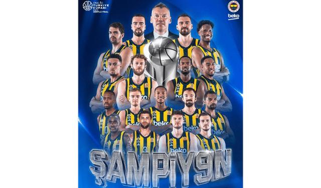 2025 ING Türkiye Kupası Şampiyonu Fenerbahçe