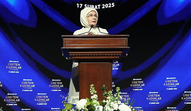 Emine Erdoğan: Kadın istihdam oranı 2024 Aralık ayı itibarıyla yüzde 31,6'ya yükselmiştir