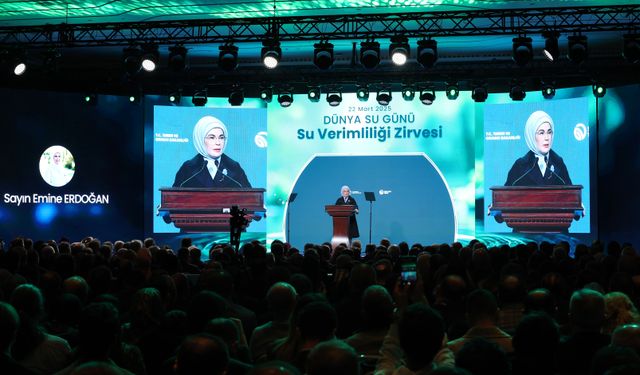 Emine Erdoğan'dan "su seferberliği" çağrısı