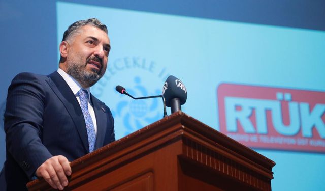 RTÜK Başkanı Şahin'den yayıncı kuruluşlara yönelik "uyarı" açıklaması