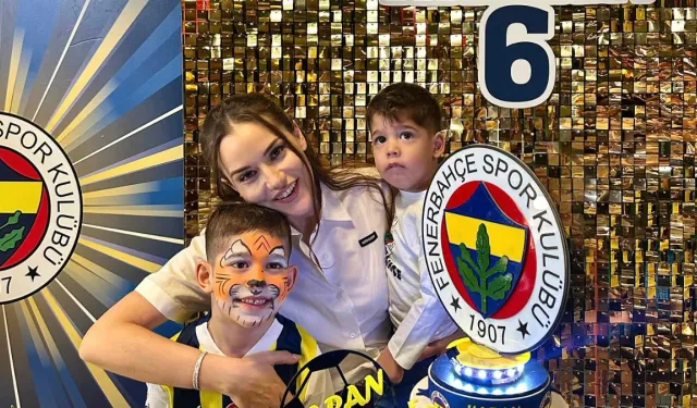 Fahriye Evcen ile Burak Özçivit'in oğlu Karan yeni yaşına girdi