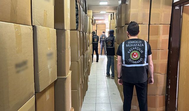 Gümrük Muhafaza ekipleri, 16,5 milyar liralık kaçakçılığı engelledi