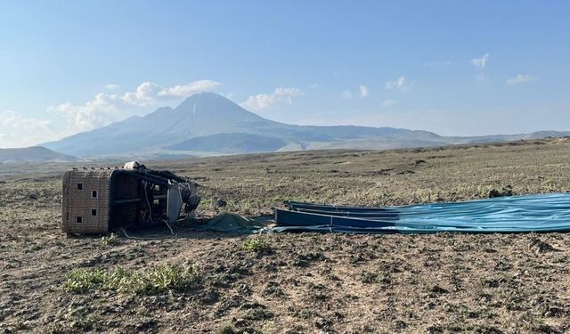 Aksaray'da iki sıcak hava balonu düştü: Ölü ve yaralılar var!