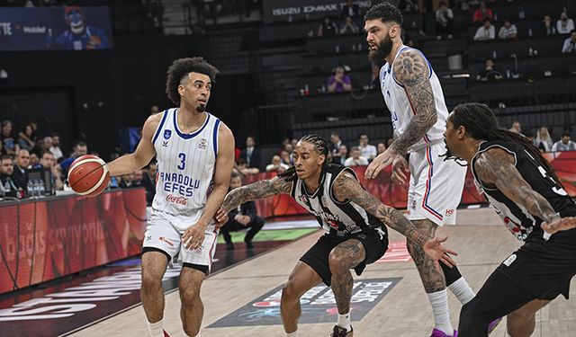 Anadolu Efes, Beşiktaş Fibabanka’yı 94-87 mağlup etti