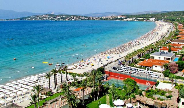 Çeşme’de otellerde doluluk yüzde 75’i aştı