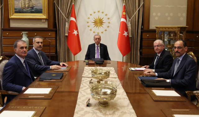 Beştepe'de güvenlik zirvesi! Cumhurbaşkanı Erdoğan başkanlığında gerçekleşti