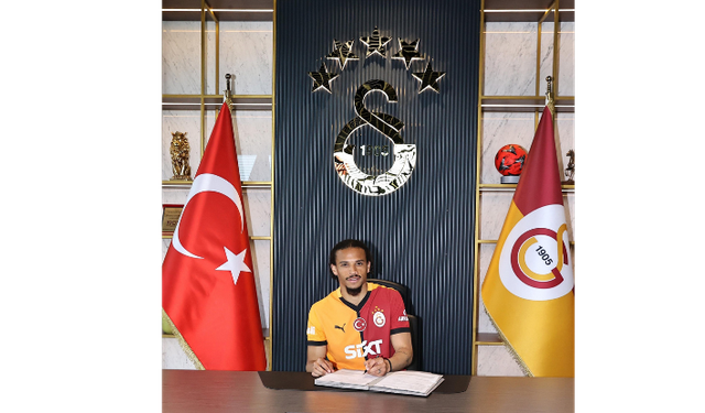 İmzalar atıldı: Leroy Sane 3 yıl Galatasaray'da