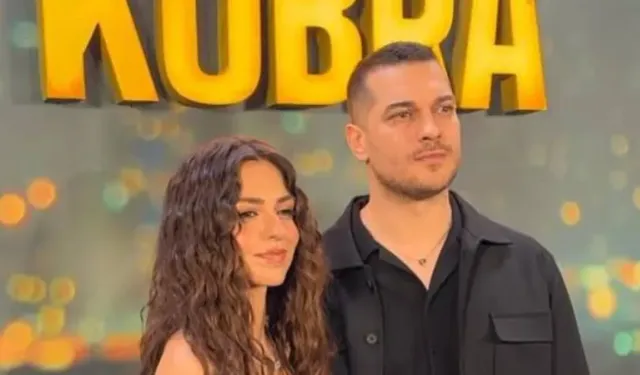 Çağatay Ulusoy ile sevgilisi dudak dudağa