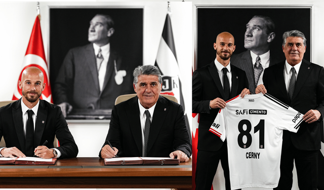 Beşiktaş, Vaclav Cerny ile sözleşme imzaladı