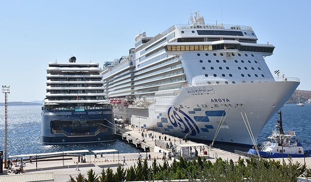Muğla'ya geçen yıl 162 kruvaziyerle 227 bin 807 yolcu geldi