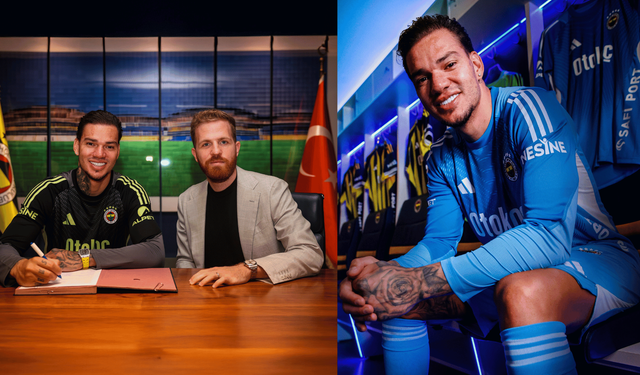 Ederson, resmen Fenerbahçe'de! Yıldız kaleci imzayı attı
