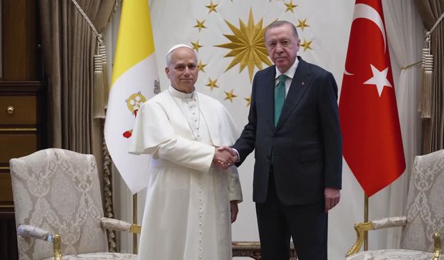Cumhurbaşkanı Erdoğan, Papa 14. Leo ile görüştü