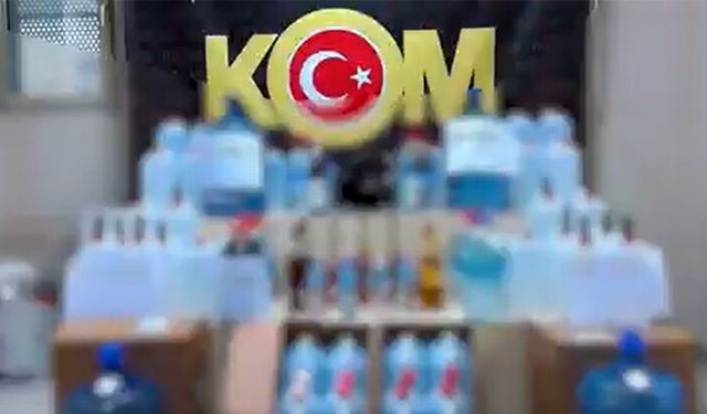 81 ilde “Alkollü içki kaçakçılığı ve sahteciliğine” yönelik operasyon