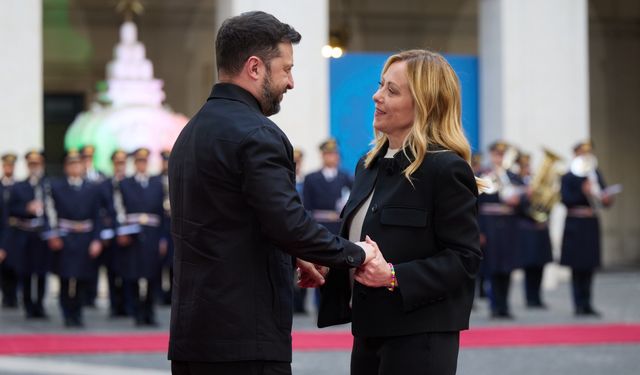 Zelenskiy, Meloni ile bir araya geldi