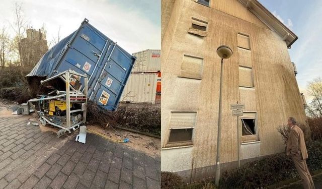 Almanya’da kontrollü patlama kontrolden çıktı! 58 kişi evsiz kaldı...