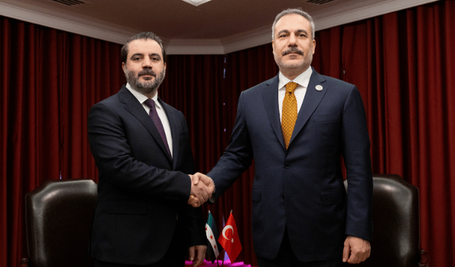 Bakan Fidan, Suriyeli mevkidaşı Şeybani ile görüştü