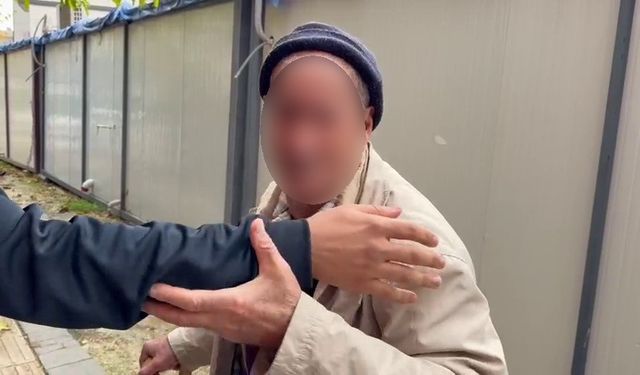 Dilenci, zabıtanın el koyduğu parayı almak için geri döndü