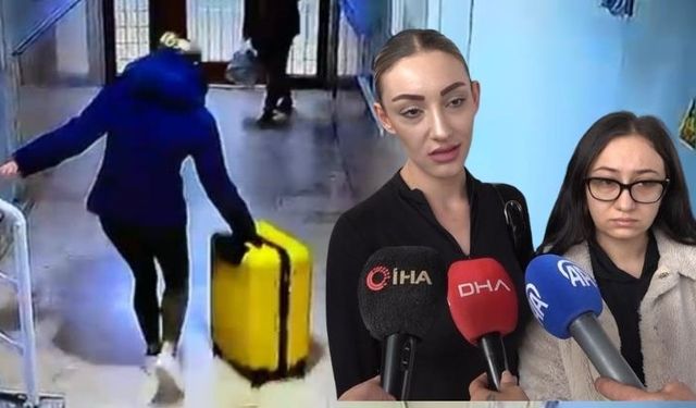 Firar planı bozuldu! Güllü’nün kızı Tuğyan Ülkem Gülter'in valizle kaçış anları kamerada