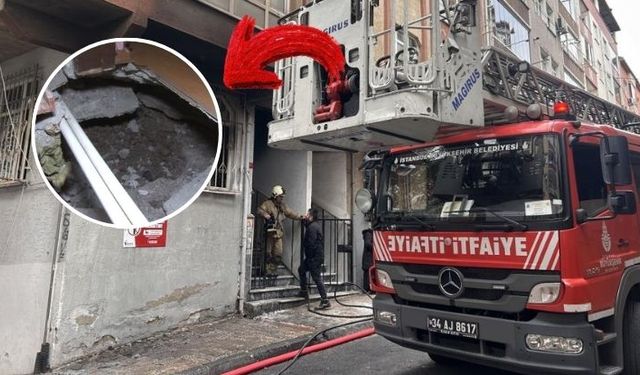 İstanbul'da korku dolu anlar! Evin ortasında çukur oluştu