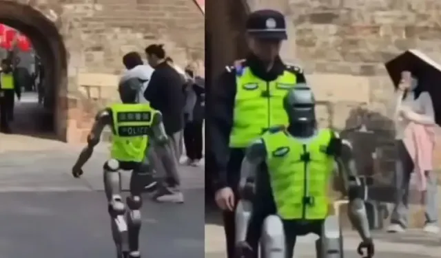 Çin'de 'robot polis' dönemi başladı: Dur ihlâli yapanı tespit edip kaydediyor