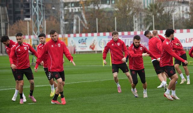 Samsunspor, AEK maçı hazırlıklarını tamamladı