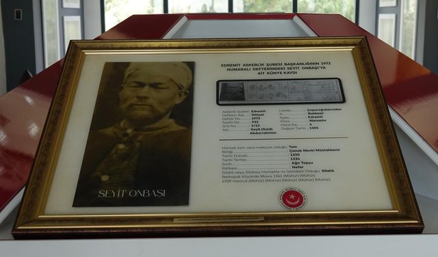 Seyit Onbaşı'nın askerlik şubesindeki fotoğrafı ortaya çıktı