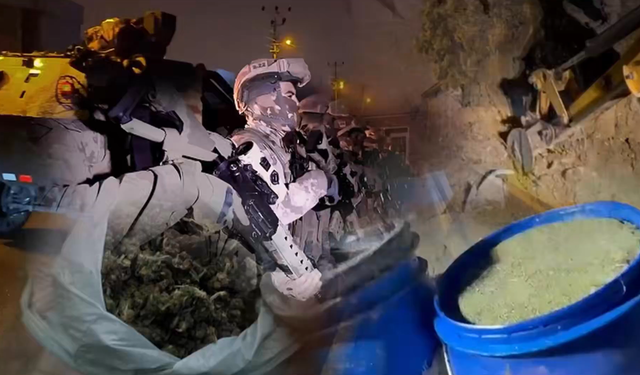 Zehir tacirlerine 29 ilde operasyon: 1628 kilo uyuşturucu ele geçirildi