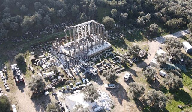 Zeus Tapınağı’nın gelecek yıl restorasyonu tamamlanacak