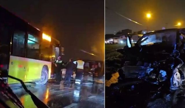 İETT otobüsü karşı şeride geçti: 1 ölü, 1 yaralı