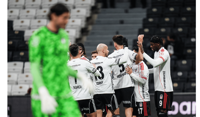 Beşiktaş kupada 3 golle güldü