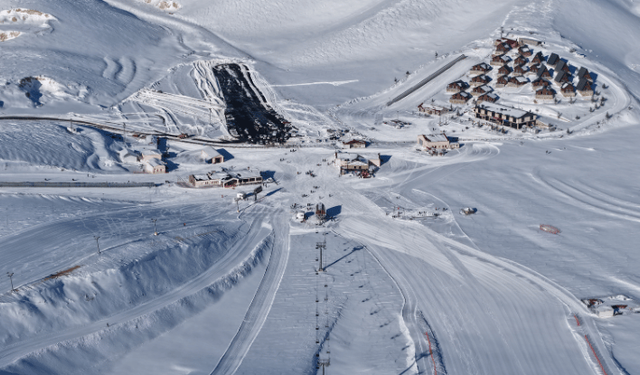 Yedikuyular Kayak Merkezi misafirlerini ağırlamaya başladı