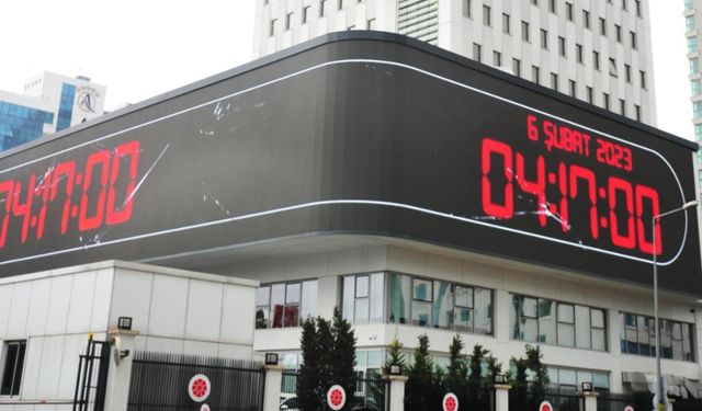 İletişim Başkanlığından 6 Şubat depremleri için özel gösterim