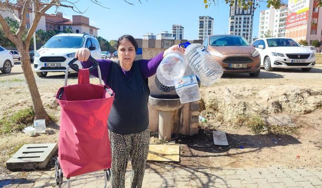 Adana'da 5 gündür su yok! Vatandaş tepki gösterdi...