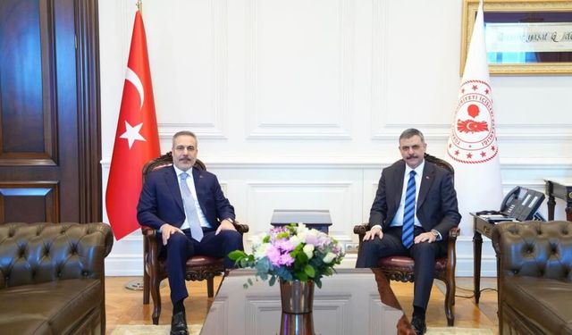 Bakan Fidan’dan Bakan Çiftçi’ye "hayırlı olsun" ziyareti