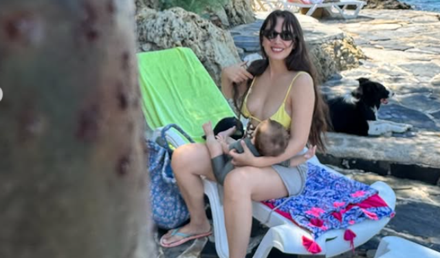 Neslihan Atagül'ün oğlu 1 yaşına girdi