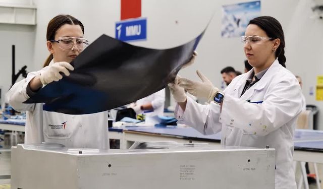 Türk kadınından Milli Muharip Uçak KAAN'a imza