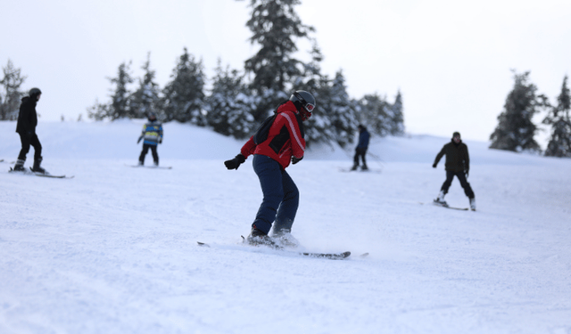 Yurduntepe Kayak Merkezi snowboard ve kayakçıların gözdesi oldu