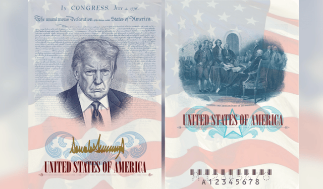 ABD, Trump fotoğrafı bulunan pasaportlar basacak