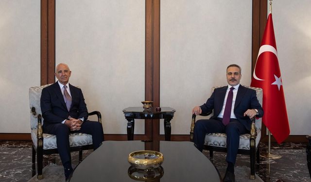 Bakan Fidan, ABD'nin Ankara Büyükelçisi Barrack'ı kabul etti