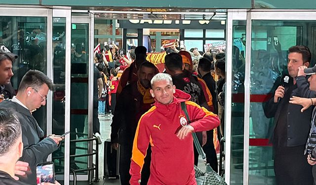 Galatasaray kafilesi, Ankara'ya geldi
