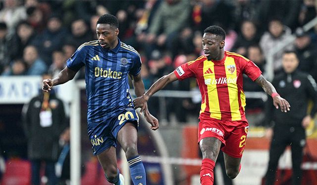 Kayserispor-Fenerbahçe maç özeti izle | Kayserispor-Fenerbahçe maçı kaç kaç bitti?