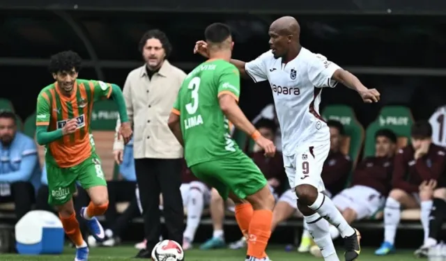 Trabzonspor, Alanya'da puan kaybetti