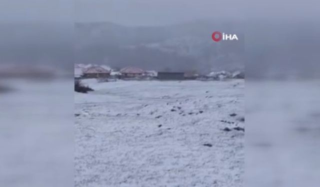Ankara'ya Mayıs ayında kar yağdı
