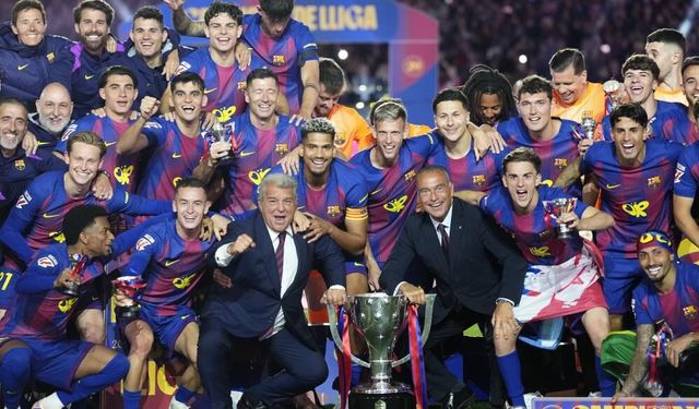La Liga'da şampiyon Barcelona