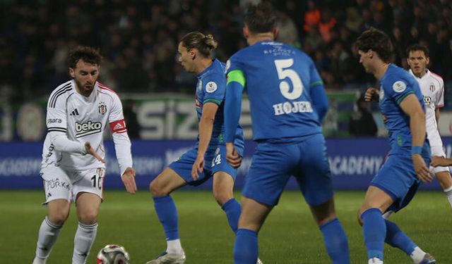 Beşiktaş, Süper Lig’in son haftasında Rizespor ile berabere kaldı
