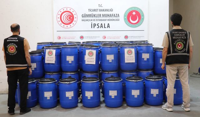 İpsala Gümrük Kapısında 4 ton uyuşturucu ele geçirildi