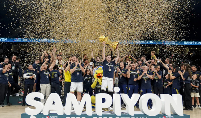 Basketbol Süper Ligi'nde şampiyon Fenerbahçe Beko!