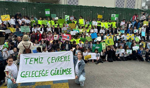 Çocuklar artık ailelerini de çevre konusunda eğitiyor