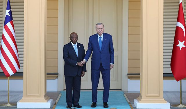 Cumhurbaşkanı Erdoğan, Liberya Cumhurbaşkanı Boakai ile görüştü